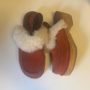 Victor Glemaud Tan Mules with Cream Lining
